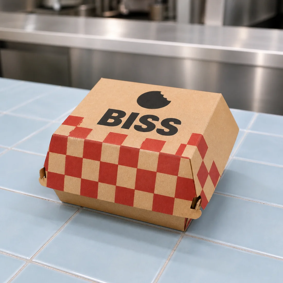 Bedruckte Burger-Box