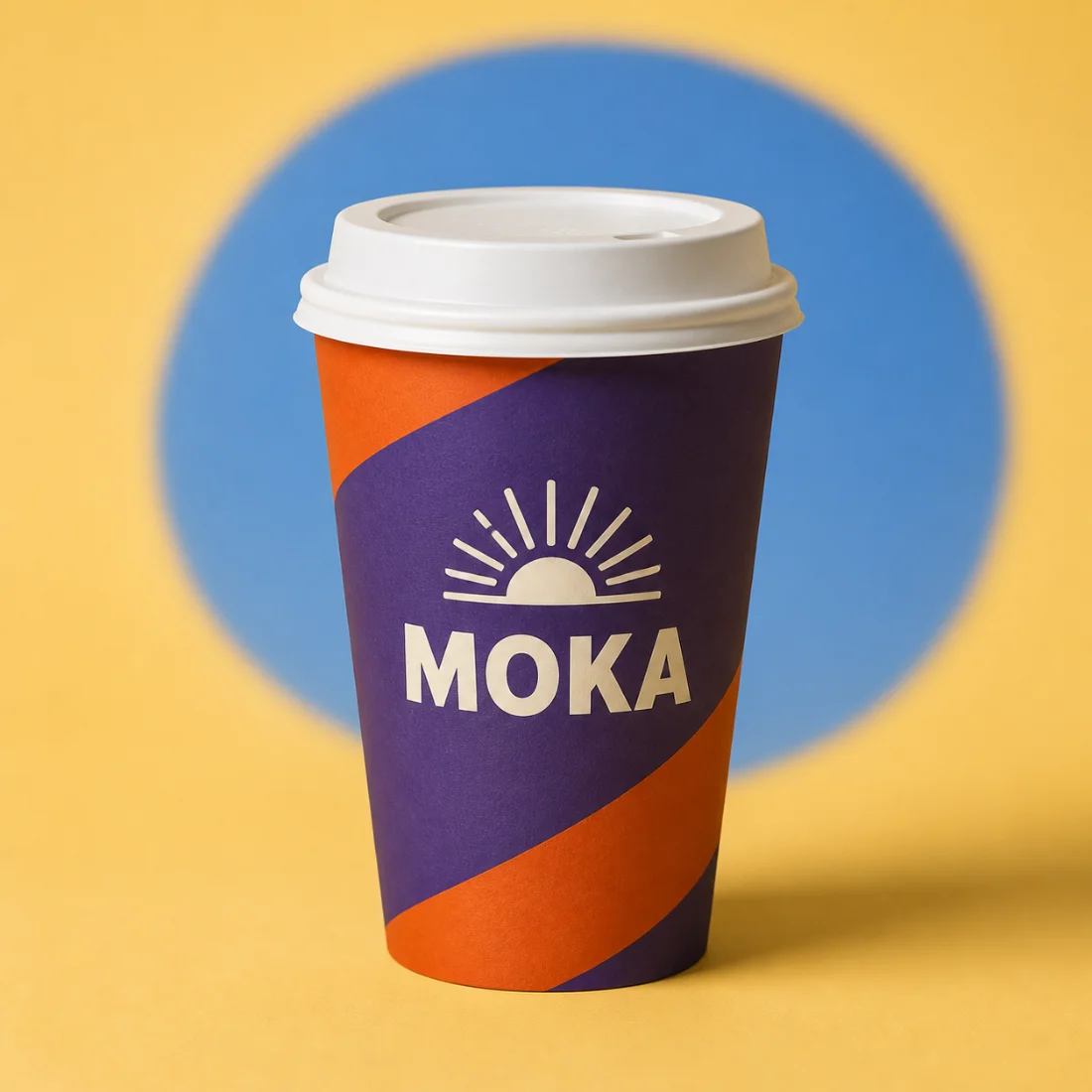 Bedruckter Kaffeebecher