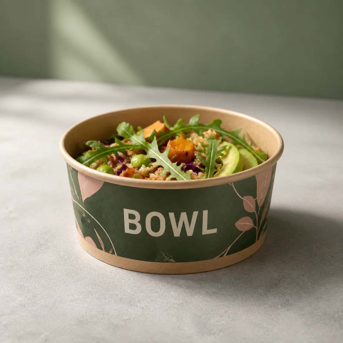 Bedruckte Salatschale